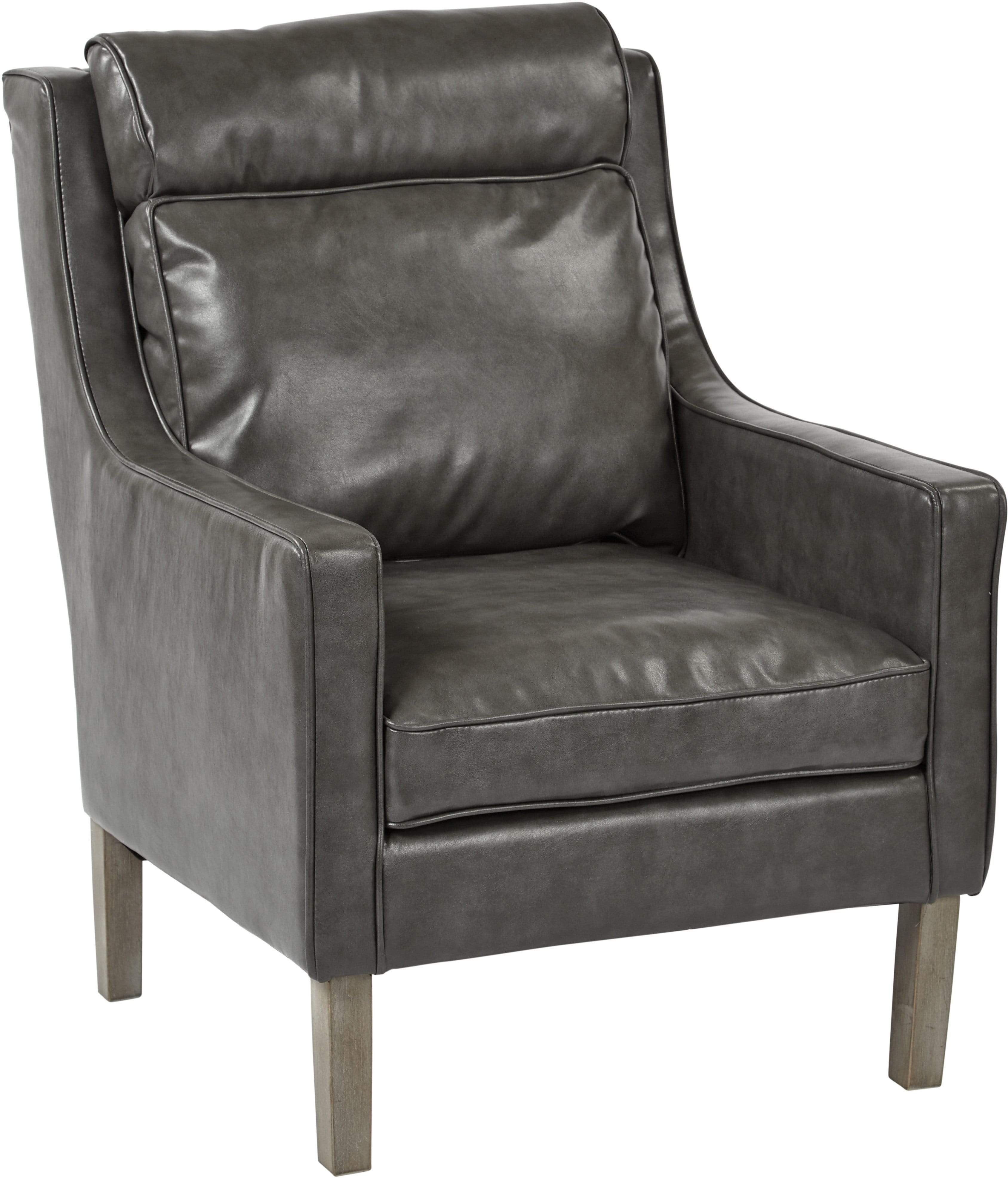 Office Star OSP Accents Colson Arm Chair - Bonded Leather Executive Office Chair [SB257] for Home Office, Conference Room & Study Desk