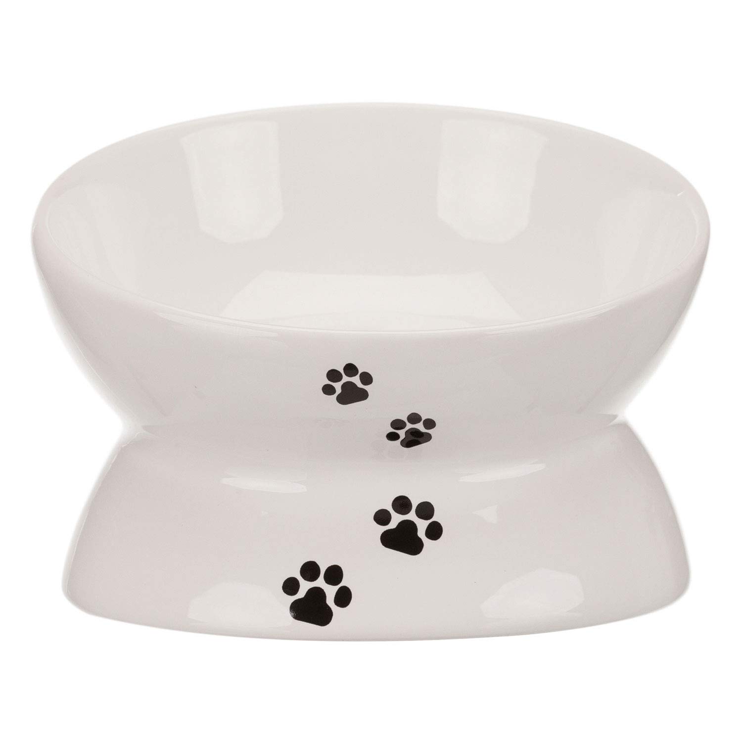 Premium Ceramic Cat Feeder with Non-Slip Base - Elevated Cat Bowl for Healthy Digestion - Perfect for Kittens & Adult Cats - Ideal for Home, Kitchen, or Pet Feeding Station