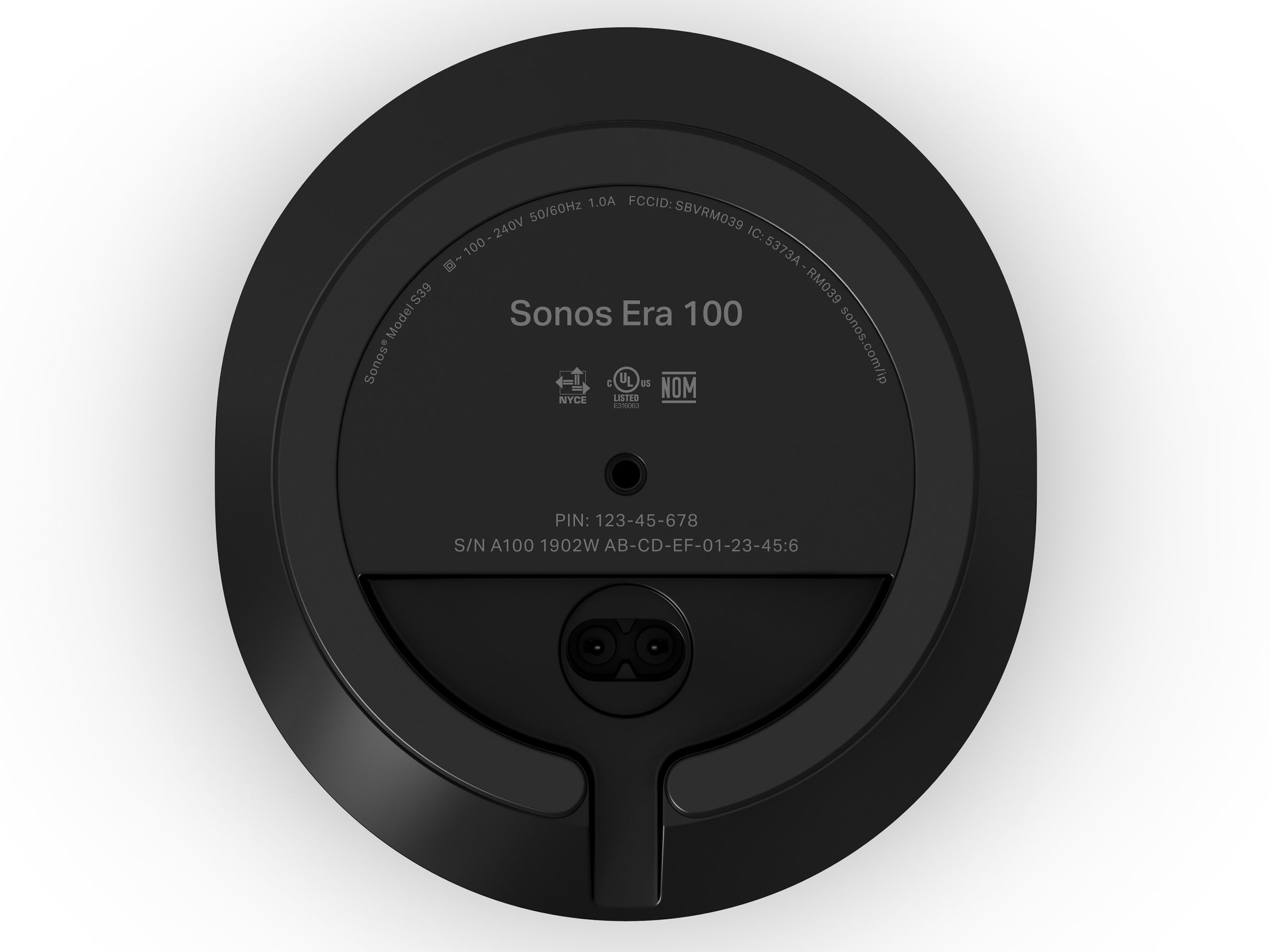 Sonos Era100 Wireless Smart Speaker for Home - Premium Sound, Voice Control, Multi-Room Audio | Perfect for Living Room, Bedroom, or Home Office