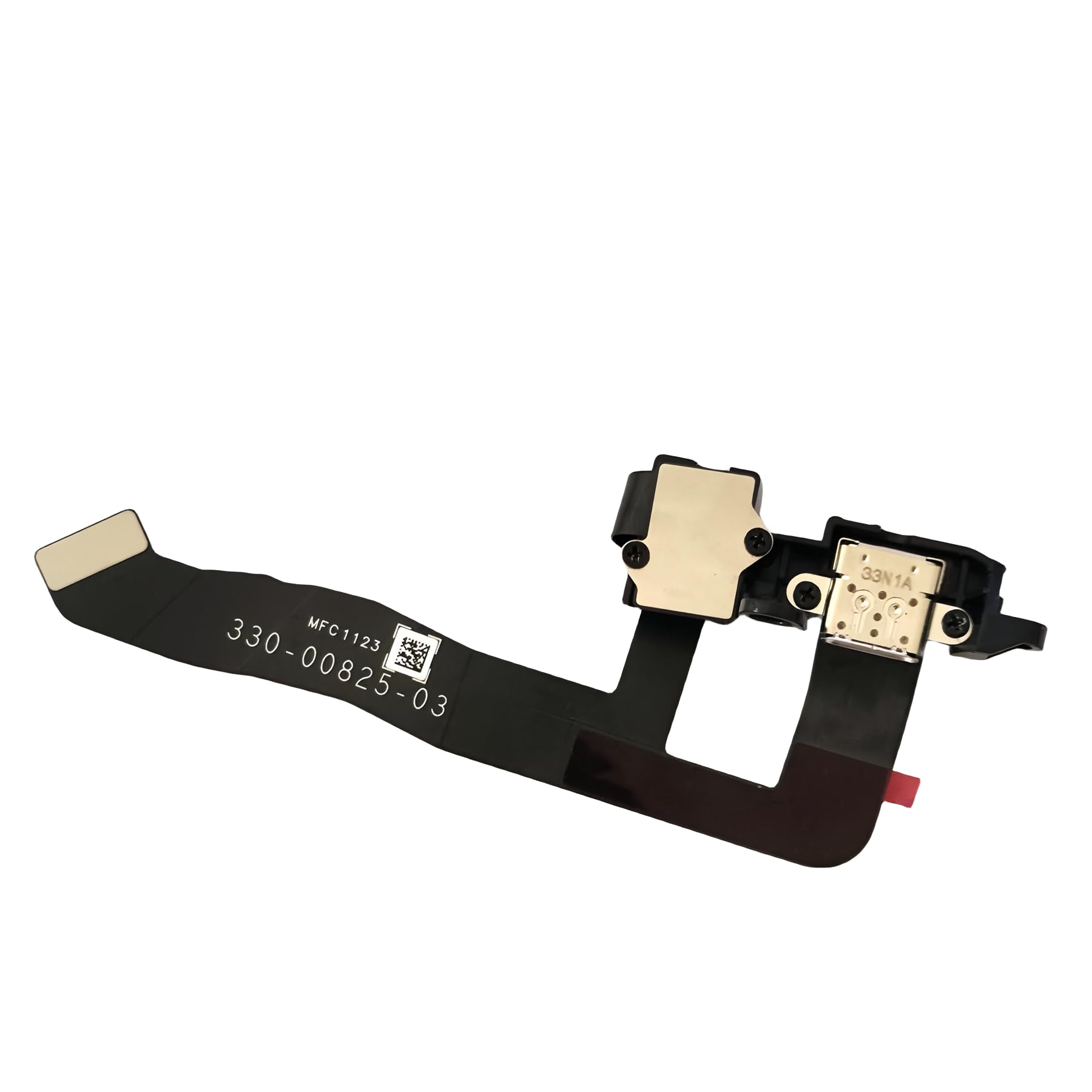 Meta/Oculus Quest 2 Power Headset Aux Jack Flex Cable - Replacement Charging Port & Headphone Flex Cable with Bracket Buckle for VR Gaming Accessories | Perfect for DIY Repairs & VR Headset Maintenance