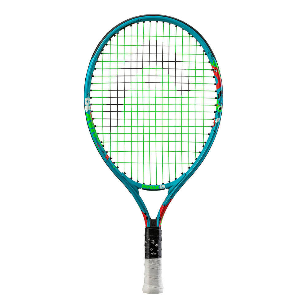 Head Novak 19 Junior Tennis Racket (Pre-Strung) - Perfect for Kids & Beginners Learning Tennis | Lightweight & Durable for Training & Matches