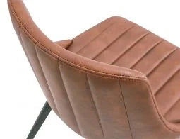 Stylish Andorra Dining Chair - Modern Wooden Kitchen Chair with Upholstered Seat - Perfect for Dining Room, Kitchen, Breakfast Nook & Home Decor