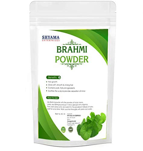100% Natural Brahmi Powder for Hair Growth & Skin Care - 100GM | Ayurvedic Herbal Supplement for Scalp Health, Anti-Aging & Stress Relief | Perfect for DIY Hair Masks & Facial Treatments