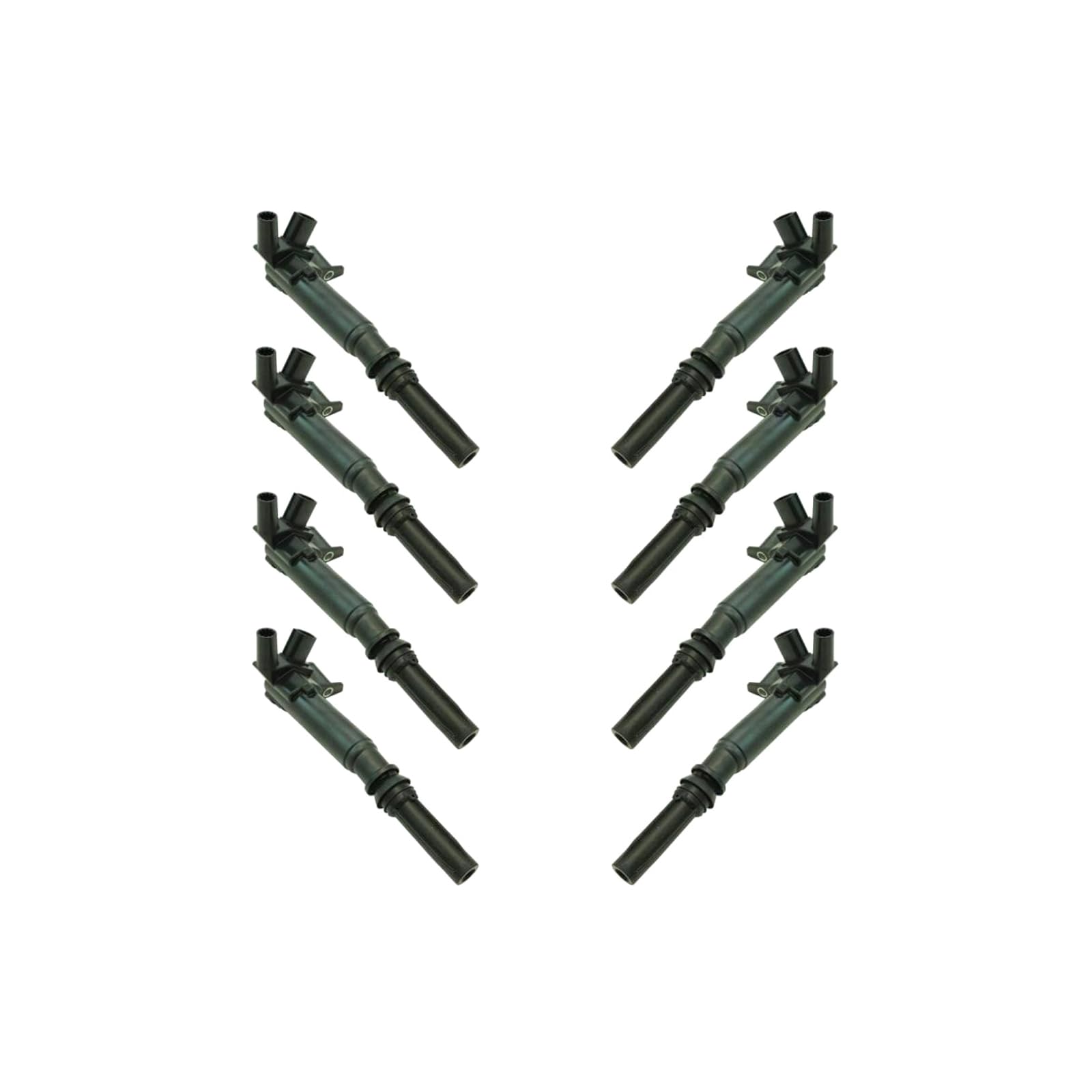 8-Pack Engine Ignition Coil LH Set Compatible with Ford E350 SuperDuty 2017, F150 2010-2014, F250/F350 SuperDuty 2011-2017 - Replacement Part 1AERK00343 ICA61653 - Perfect for Truck Maintenance & Performance Tuning