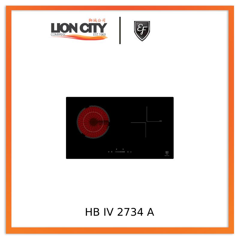 EF HB IV 2734 A 70cm Built-In Induction Cooktop with Radiant Combi - Energy Efficient Electric Stove for Modern Kitchens | Perfect for Home Cooking, Baking & Entertaining