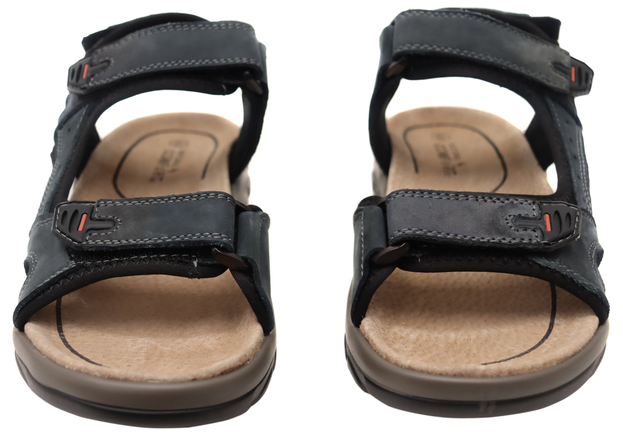 Natural Comfort Clift Men's Leather Adjustable Strap Sandals - Breathable Summer Casual Shoes for Beach, Walking & Outdoor Activities
