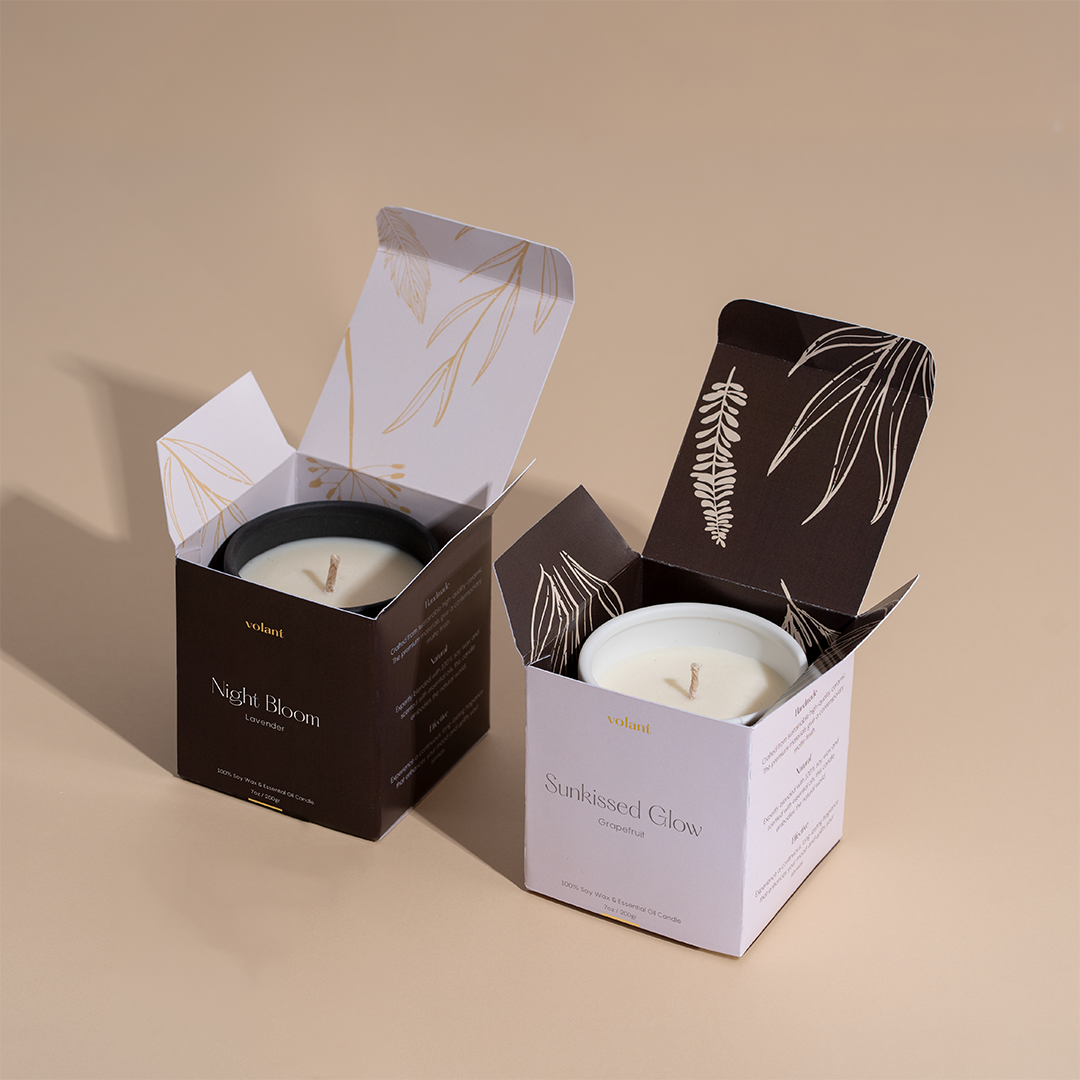 Premium Scented Candles for Home - Lavender, Vanilla & Sandalwood Aromatherapy Candles for Relaxation, Meditation & Romantic Ambiance - Long Lasting Soy Wax Candles for Bedroom, Bathroom & Living Room