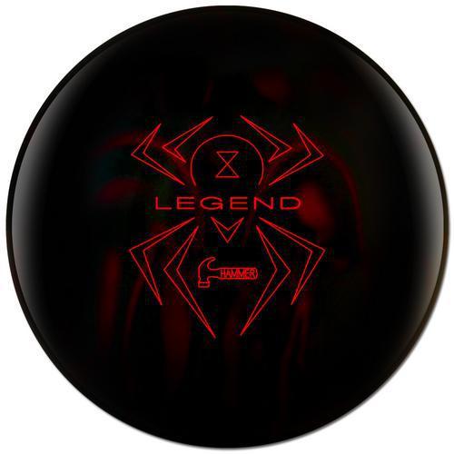Hammer Black Widow Legend Bowling Ball - High Performance for Strikes & Spares | Perfect for League Play & Tournaments