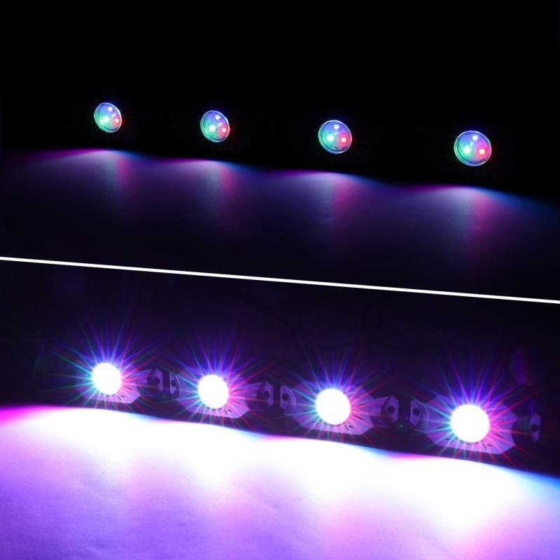 2Pcs 3FT RGB LED Whip Lights with Turn Signal & Brake Light + RGB LED Rock Lights Set - Bluetooth Controlled, Waterproof Off-Road Lighting for Jeep, Truck, ATV, UTV, Motorcycle - Perfect for Night Riding, Car Shows & Off-Road Adventures