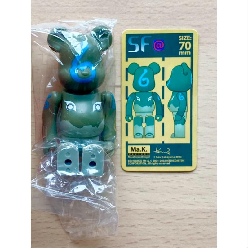 Bearbrick Series 7 SF Ma.K. 100% Collectible Figure - Limited Edition Designer Toy for Display & Collection | Perfect for Anime Fans, Home Decor & Gift Giving
