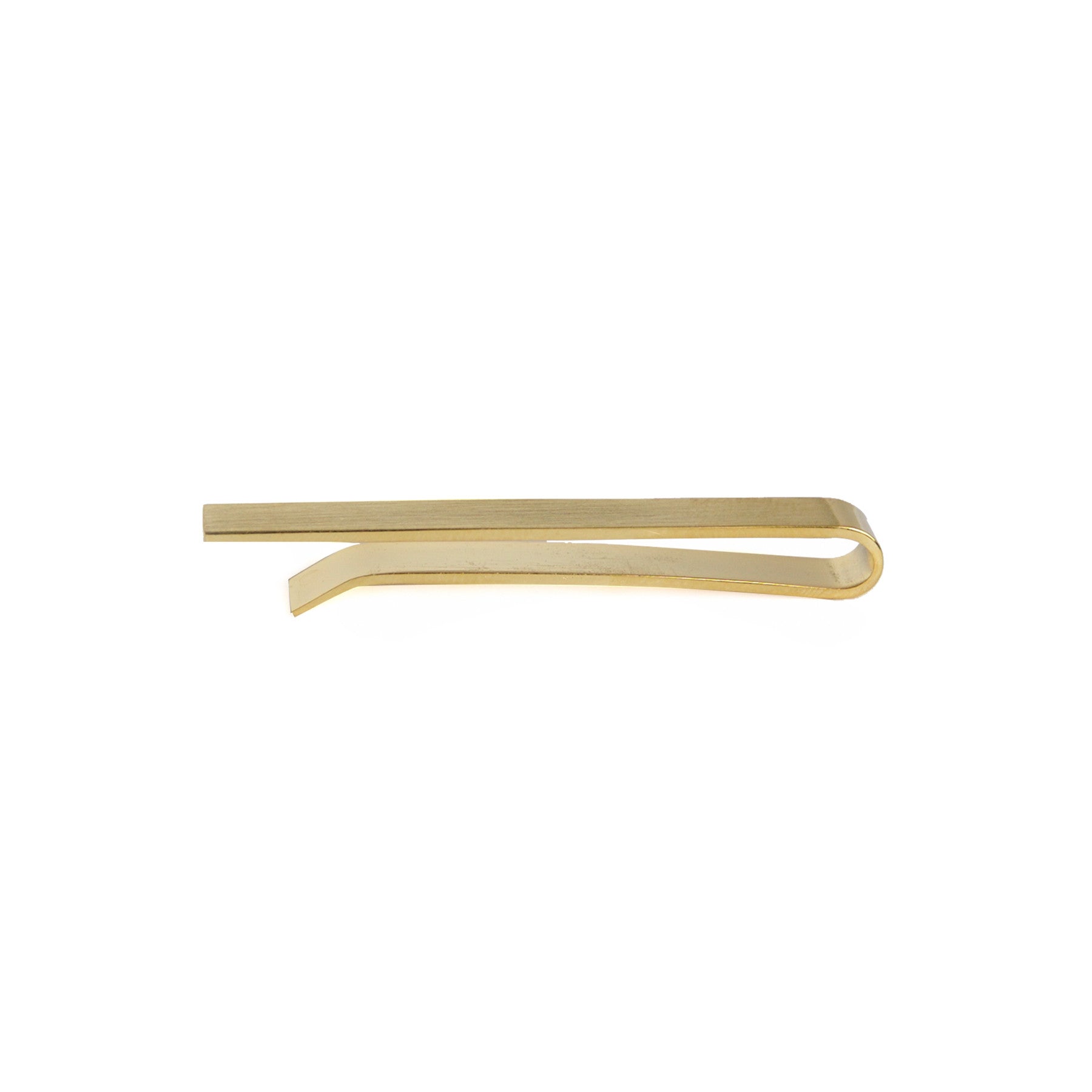 Elegant Gold Tie Clip for Men - Classic Large Size for Formal Attire, Business Meetings & Weddings