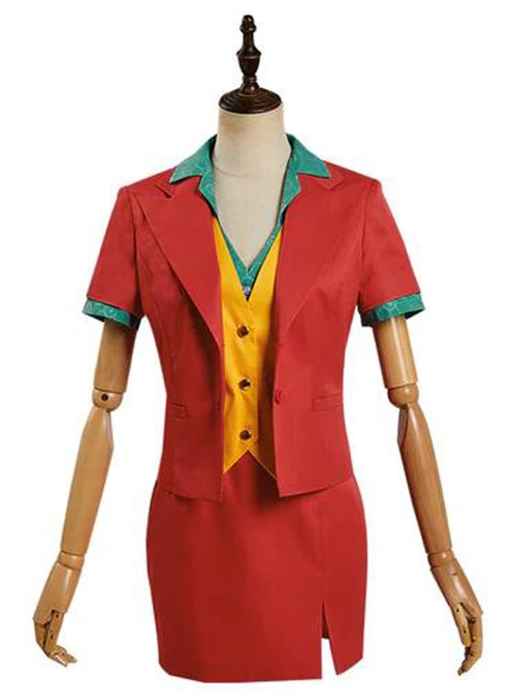 Arthur Fleck Joker Red Suit Halloween Costume for Adults - Men & Women's Cosplay Outfit (Large Size) - Perfect for Halloween Parties, Cosplay Events & Themed Dress-Up