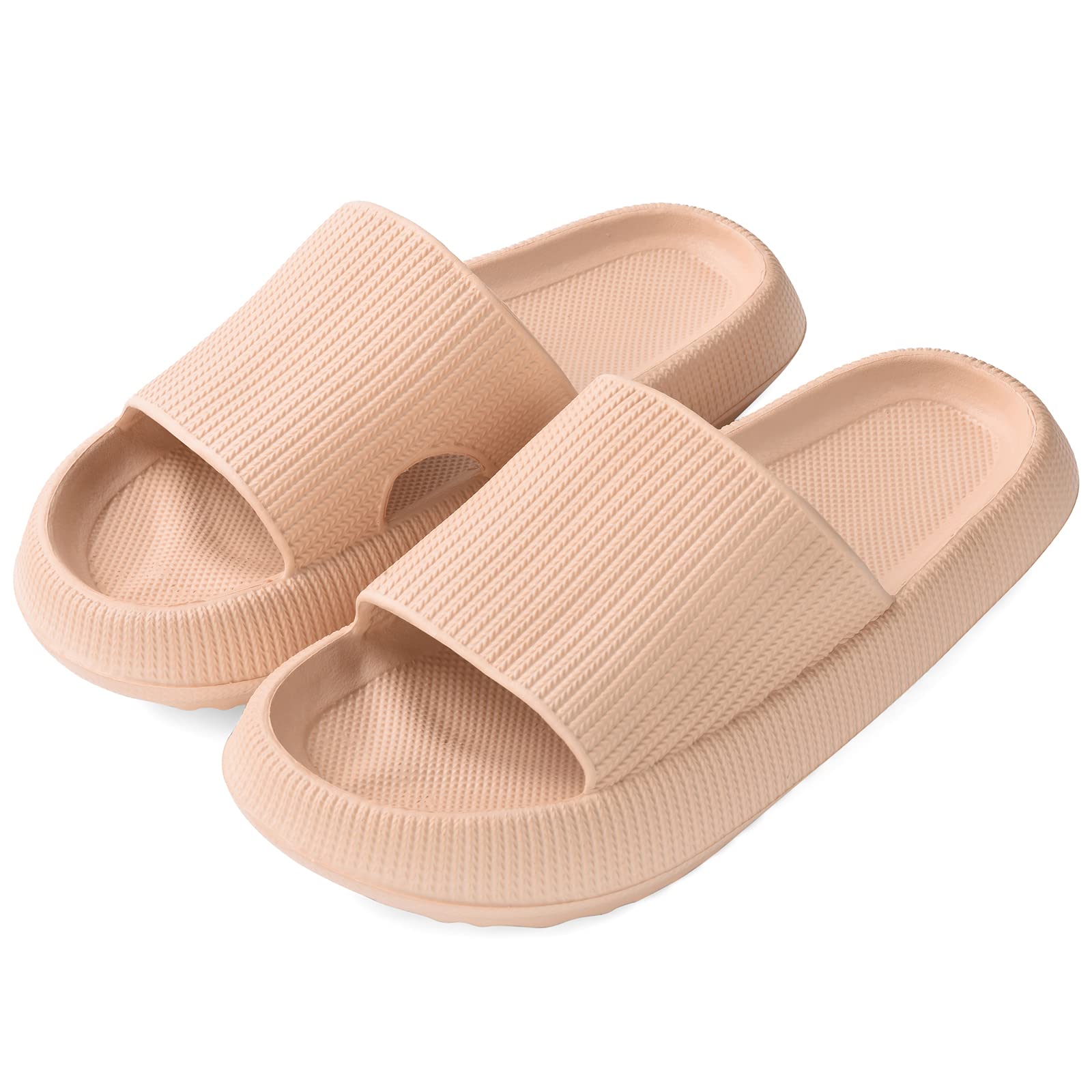 VONMAY Cloud Slides for Men & Women - Quick Drying Pillow Slippers with Non-Slip Sole & Cushioned Support - Perfect for Shower, Beach, Pool, and Indoor Comfort