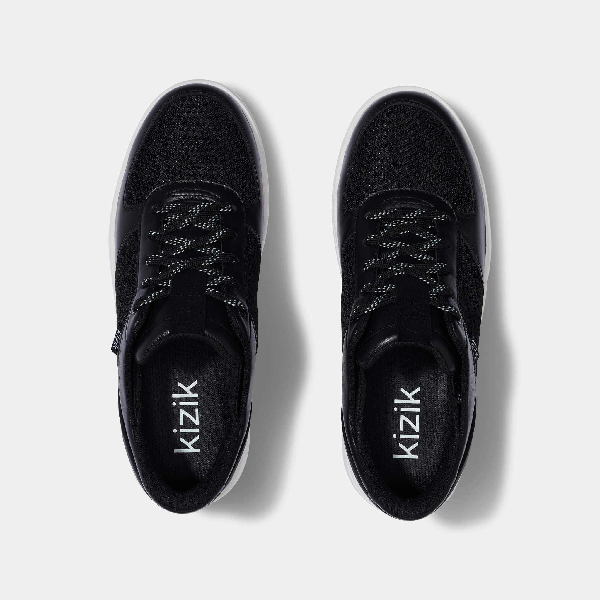 Women's Brisbane Black Casual Sneakers - Comfortable Walking Shoes for Women | Perfect for Running, Gym, Travel & Everyday Wear
