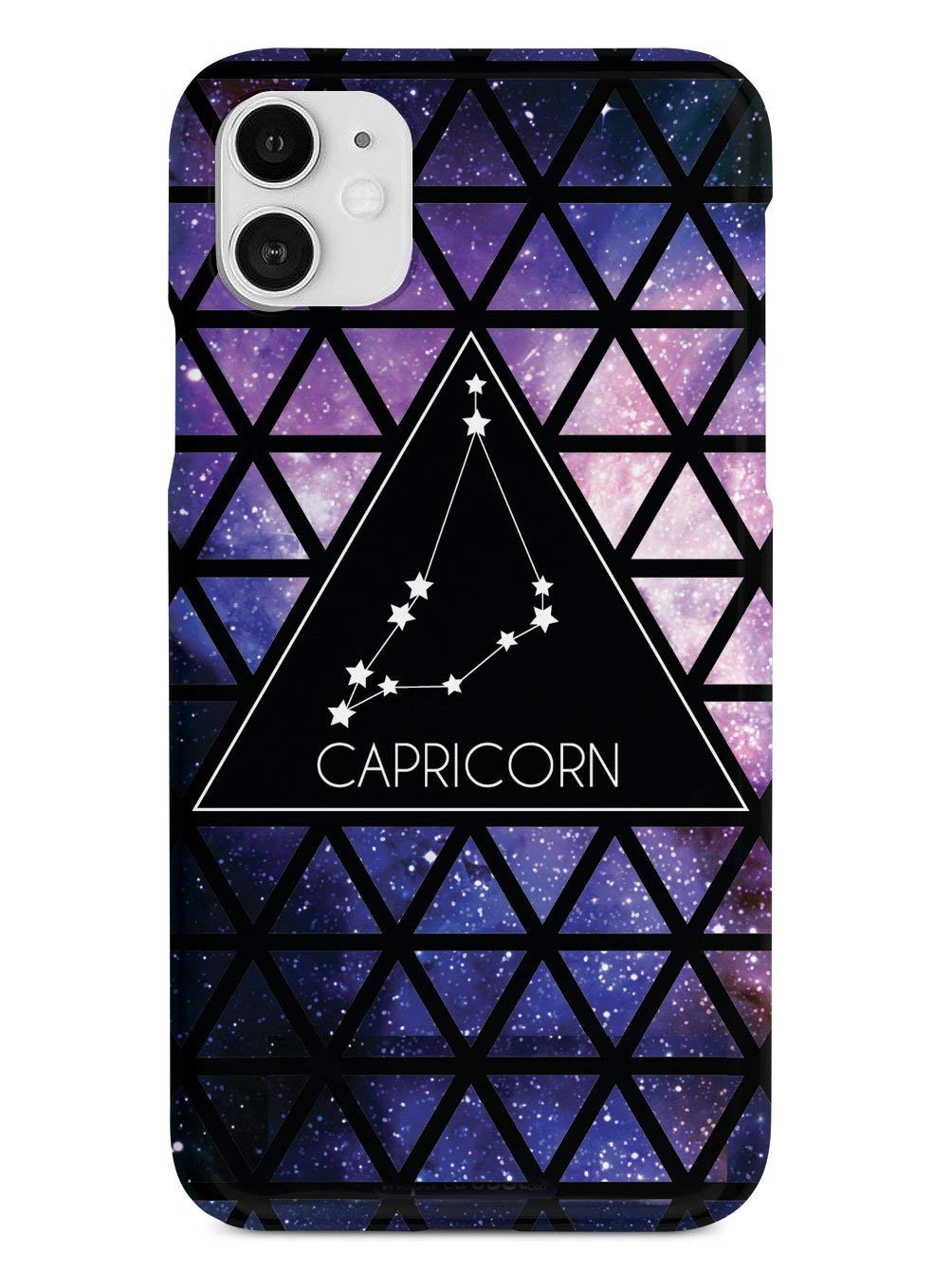 Premium 3D Textured Zodiac Constellation Phone Case for iPhone 12 - Capricorn Design - Shockproof Protective Cover - Perfect for Daily Use, Travel & Gift Giving