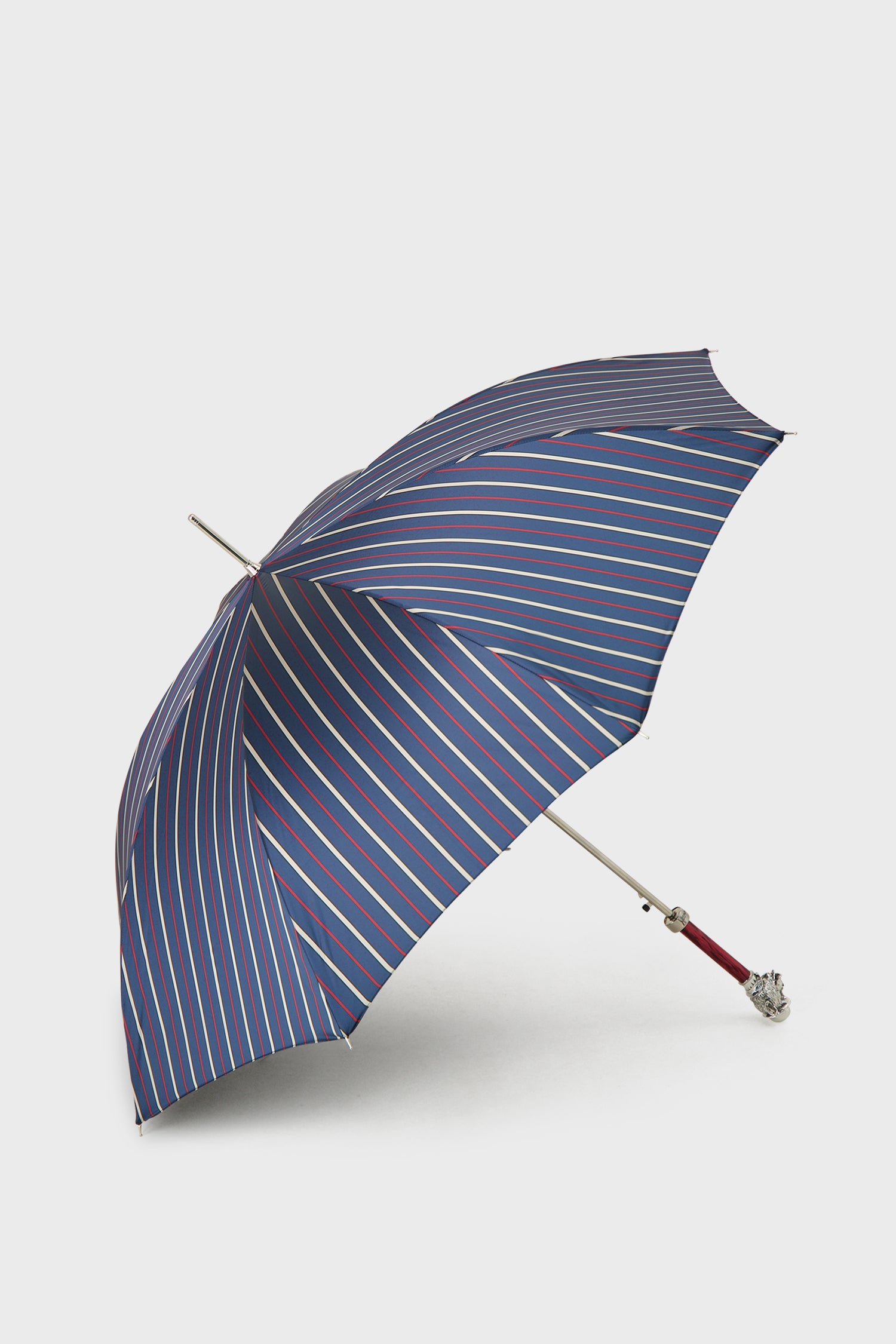 Pasotti Striped Monkey Umbrella - Stylish Waterproof Rain Umbrella for Women & Men - Perfect for Rainy Days, Fashion Accessory, Outdoor Events & Travel