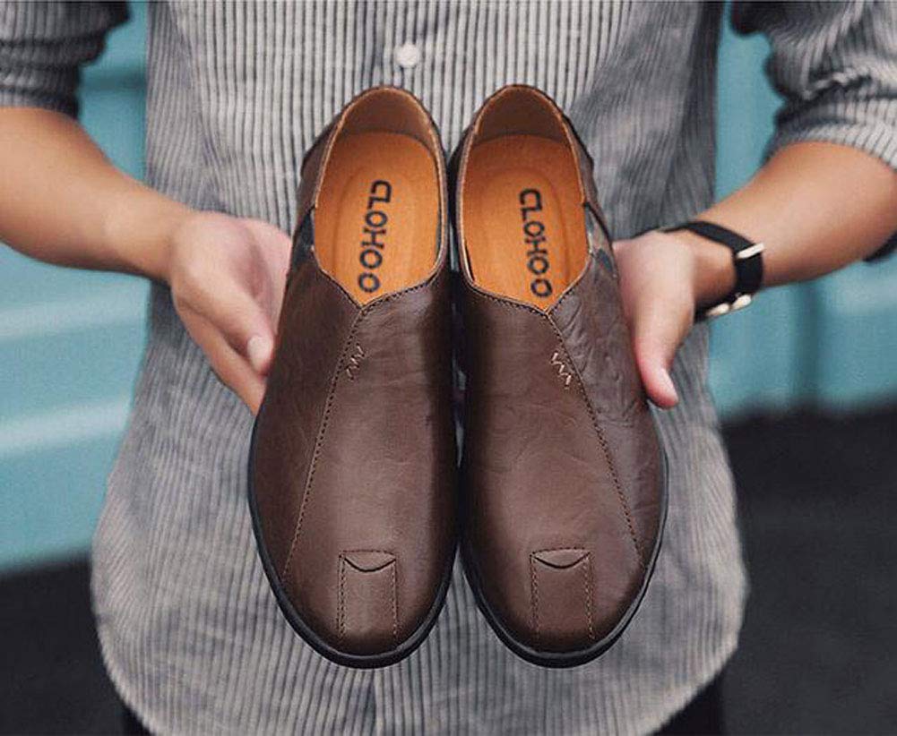 Premium Genuine Leather Men's Driving Loafers - Comfortable Slip-On Casual Shoes for Men | Perfect for Daily Wear, Office & Weekend Outings