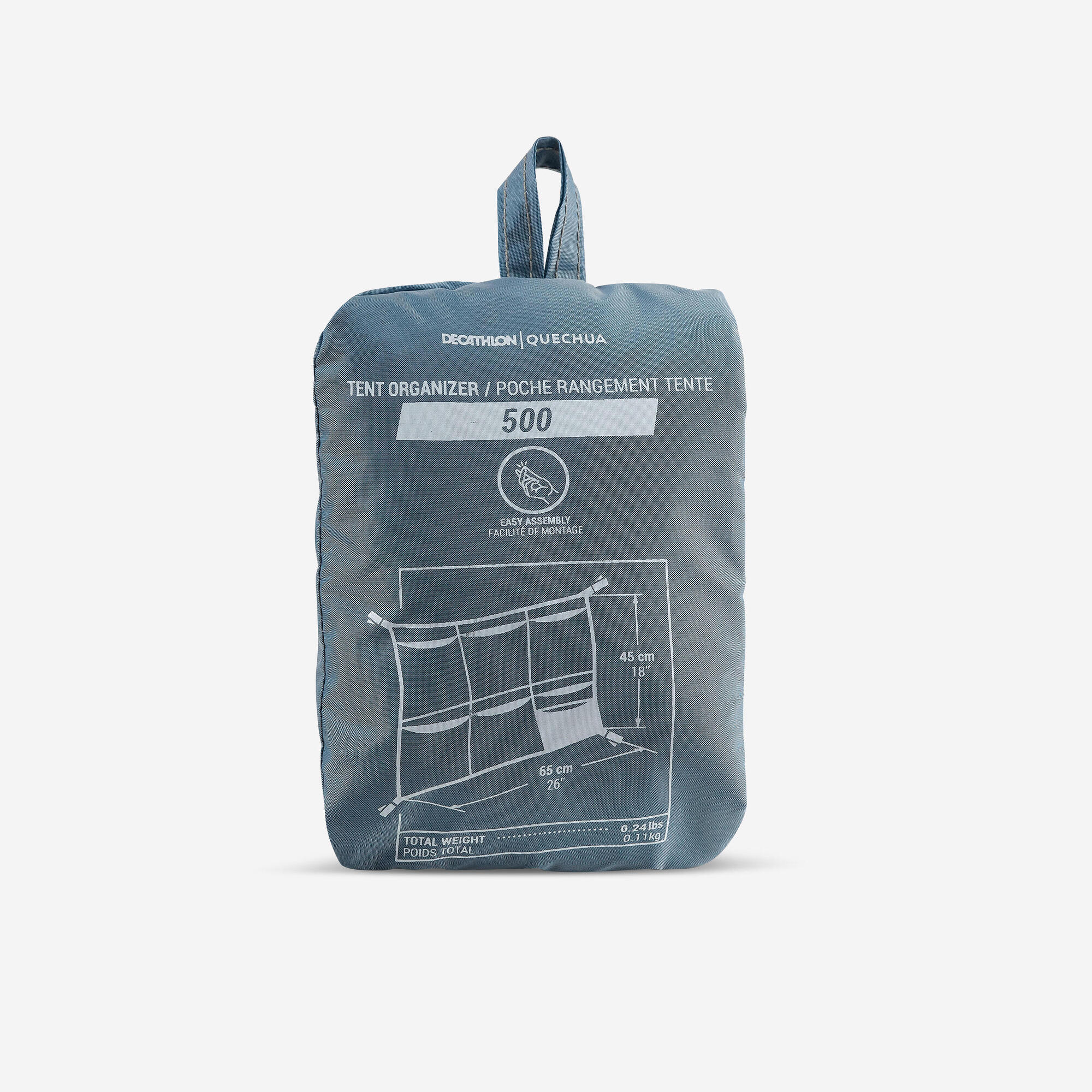Quechua Universal Tent 6-Pocket Organizer - Camping Gear Storage for Tents, Hiking & Outdoor Adventures
