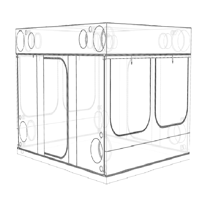Secret Jardin Intense V3 300 10'x12'x8' Hydroponic Grow Tent Kit for Indoor Gardening - Perfect for Hydroponics, Seed Starting, and Plant Cultivation