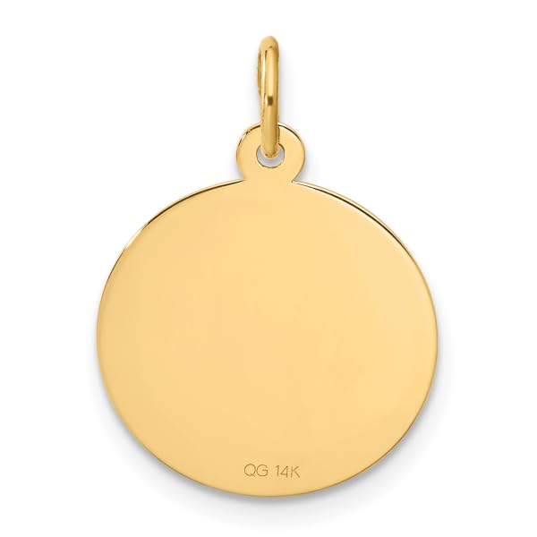 14K Solid Yellow Gold Happy Anniversary Necklace for Women - Romantic Gift for Wife, Girlfriend - Perfect for Anniversaries, Valentine's Day & Special Occasions