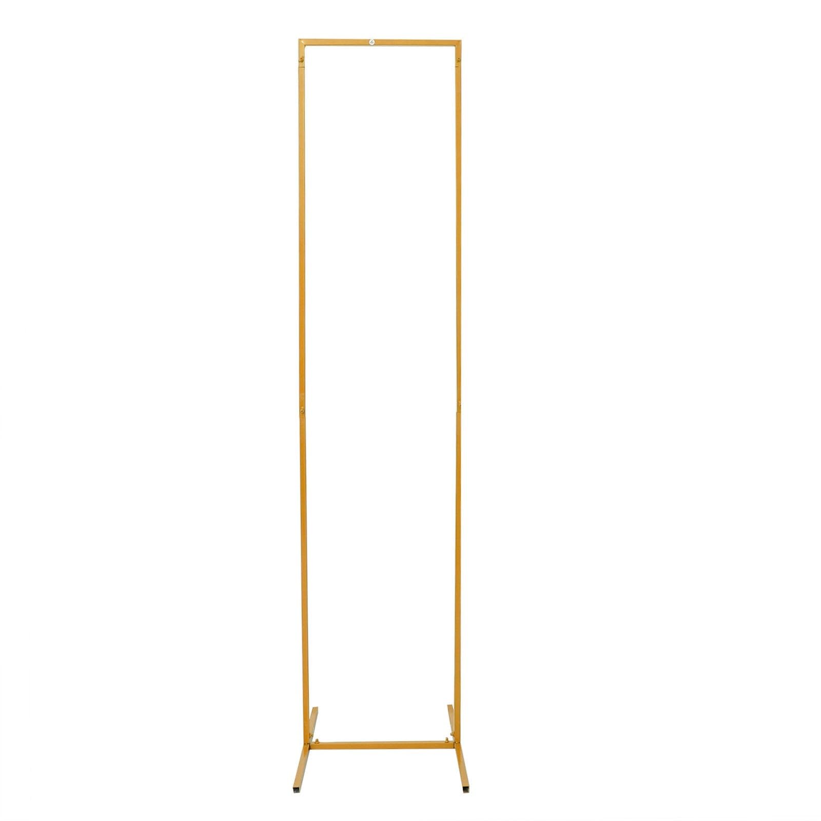 6.5ft Gold Wedding Flower Stand - Floor Vase Column for Wedding & Events