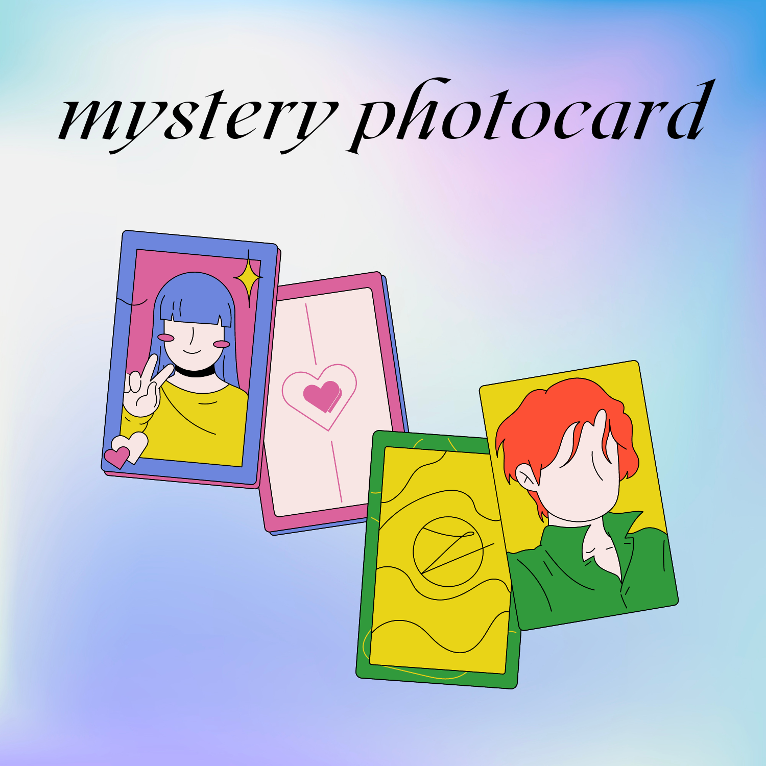 Mystery Photocard Pack - Random Kpop BTS Blackpink Twice Album Cards - Collectible for Fans, Trading, Scrapbooking & DIY Decor