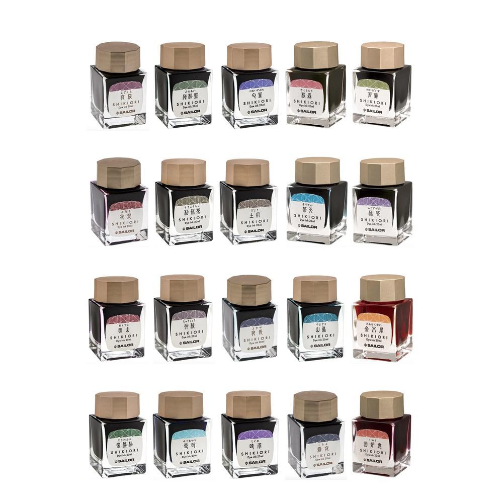 Premium Sailor Shikiori Ink Bottle (20ml) - Vibrant Fountain Pen Ink for Calligraphy, Journaling & Artistic Writing - Ideal for Pen Enthusiasts & Stationery Lovers