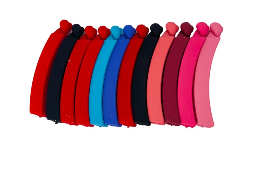 6PCS Banana Hair Clips for Thick Hair - Strong Hold Ponytail Clips 4