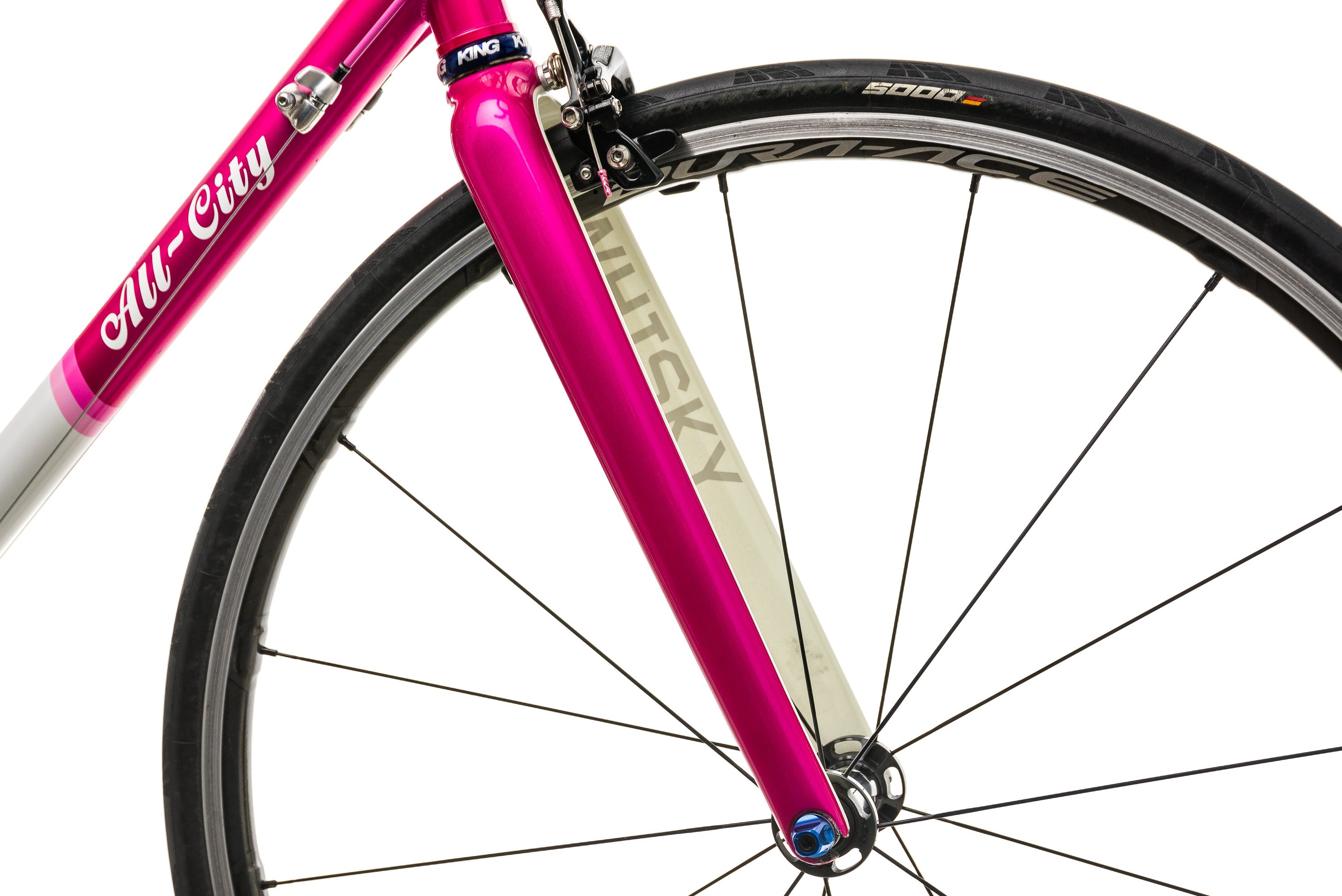 2016 All City Mr. Pink Road Bike - 61cm Lightweight Aluminum Frame for Urban Commuting & Fitness Cycling