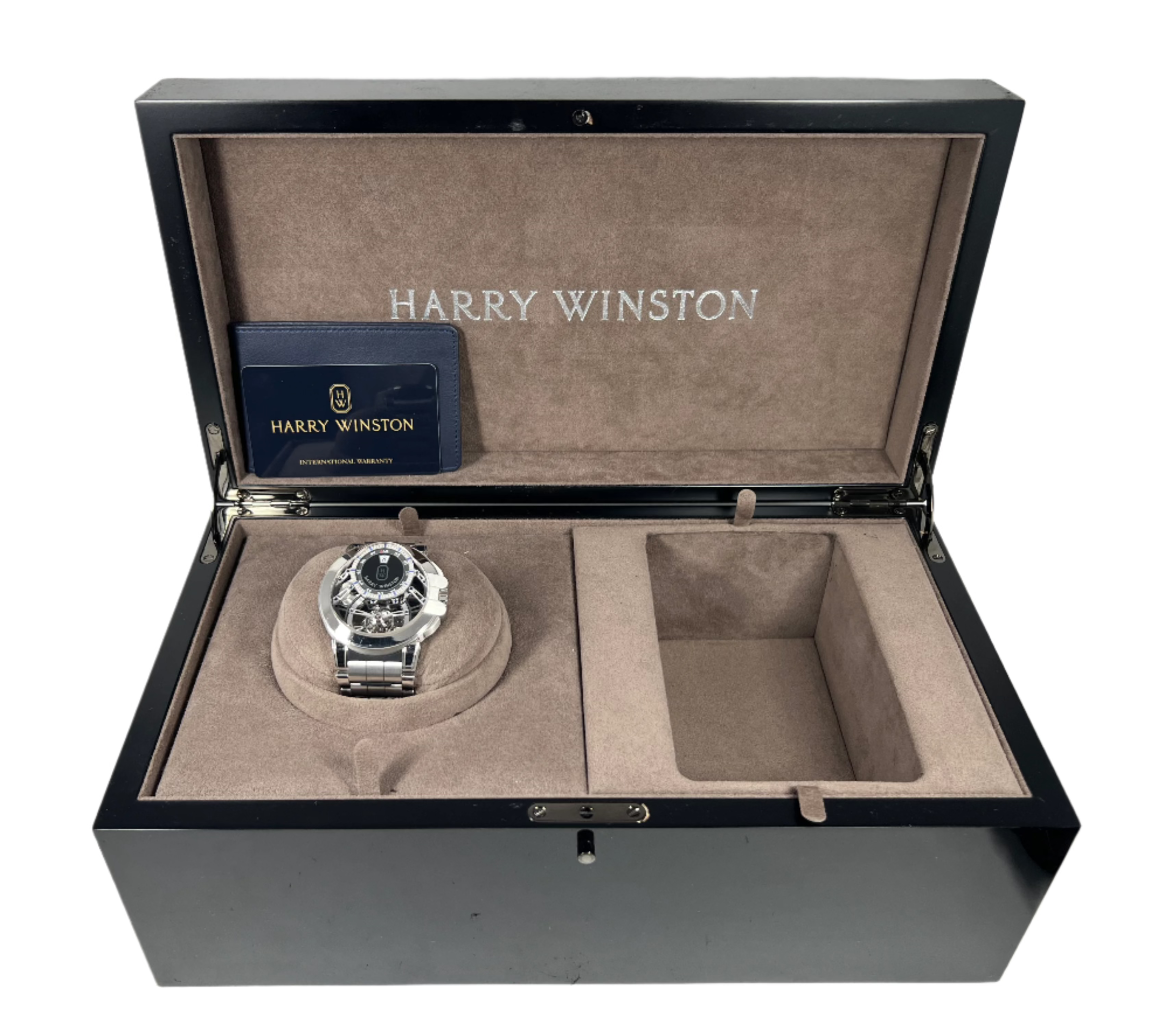 Harry Winston Ocean Tourbillon Jumping Hour White Gold Men's Watch - Luxury Swiss Timepiece for Collectors & Special Occasions - Perfect for Gala Events, Business Meetings & Exclusive Gatherings