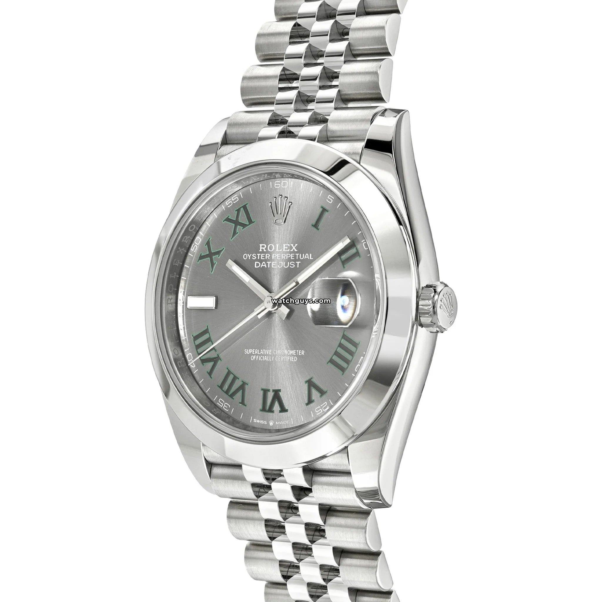 Rolex Datejust 126300 Wimbledon Jubilee Stainless Steel Watch - Luxury Timepiece for Men, Business & Formal Occasions
