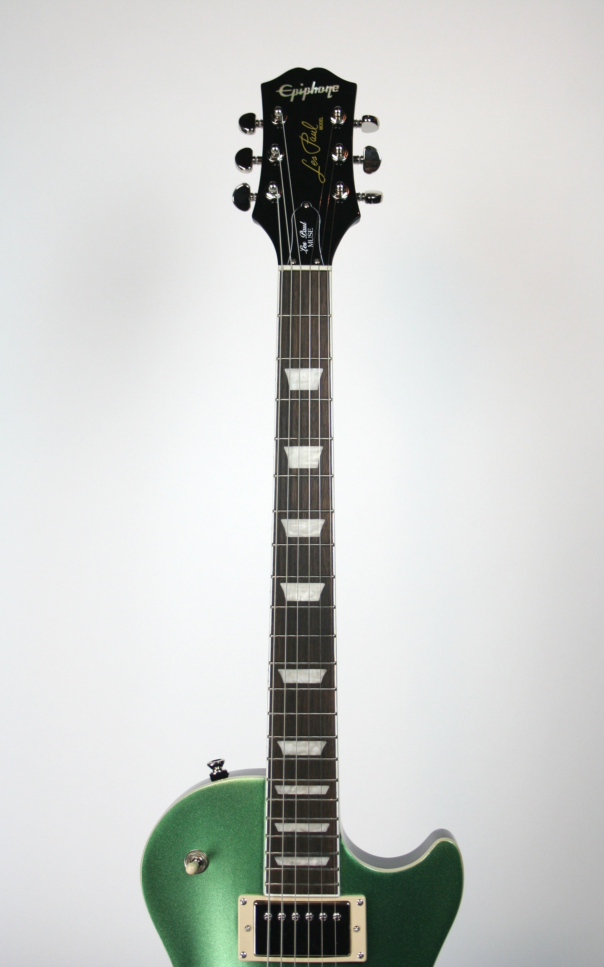 Epiphone Les Paul Muse Electric Guitar - Wanderlust Green Metallic Finish for Rock, Blues & Stage Performance