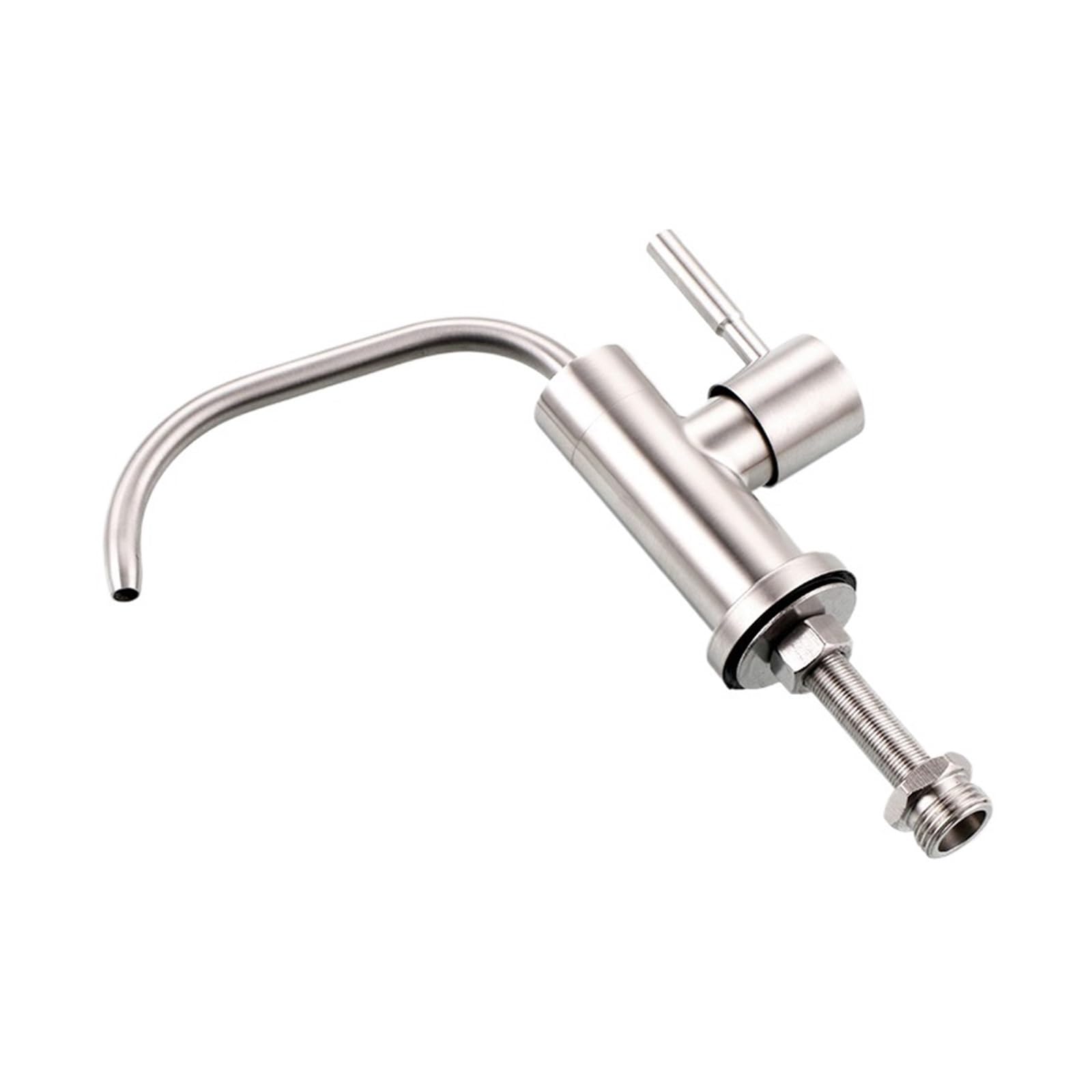 Premium Stainless Steel Reverse Osmosis Water Filter Faucet - Single Handle Drinking Water Purifier for Kitchen Sink (Silver) | Perfect for Clean Drinking Water & Cooking Needs