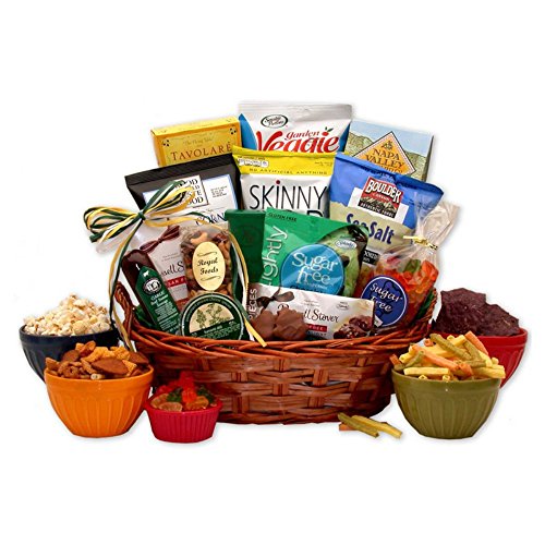 Sugar Free Diabetic Gift Basket - Healthy Low Carb Snack Box for Diabetics | Perfect for Holidays, Birthdays & Care Packages | Thoughtful Sugar-Free Gift Idea for Diabetics & Health-Conscious Friends