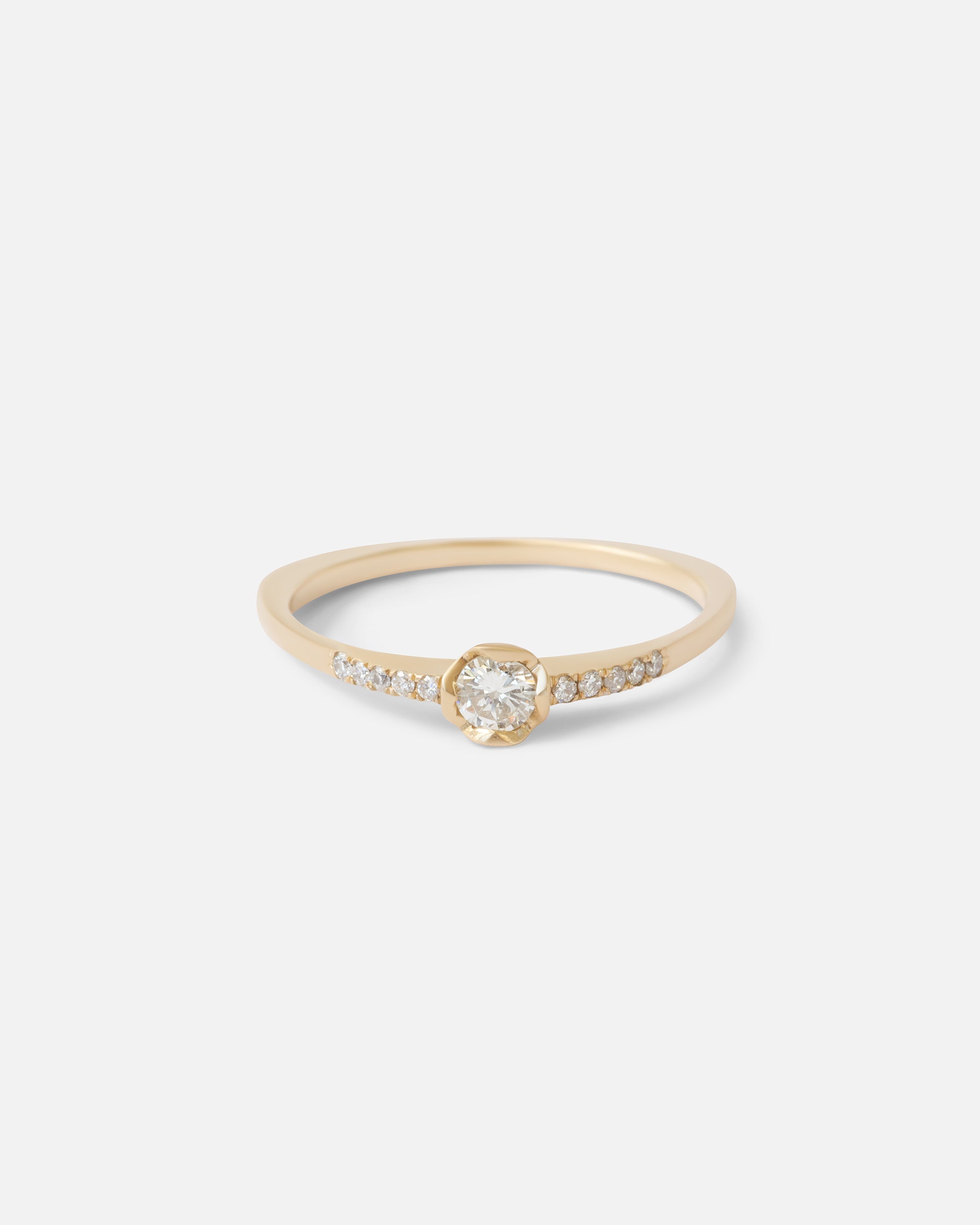 1/3ct Old Euro Cut Diamond Ring - Vintage Style Pave Setting for Engagement, Wedding & Anniversary Gifts | Handcrafted Jewelry for Women