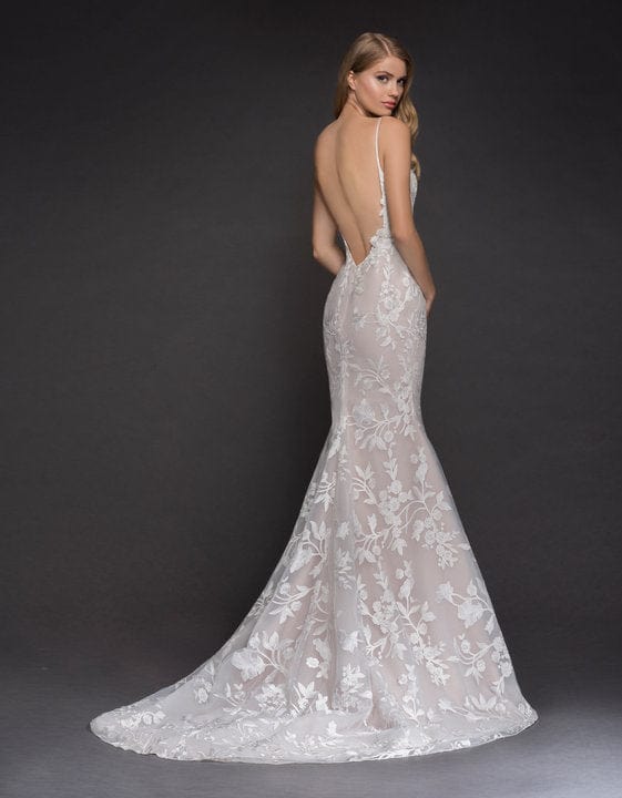 Hayley Paige Nessy Blush Wedding Dress - Size 10 | Elegant Bridal Gown for Church Ceremony & Reception