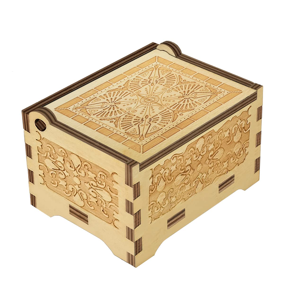 You Are My Sunshine Personalized Wooden Music Box - Vintage Engraved Gift for Daughter, Son, Dad & Mom | Perfect for Birthdays, Anniversaries & Special Occasions
