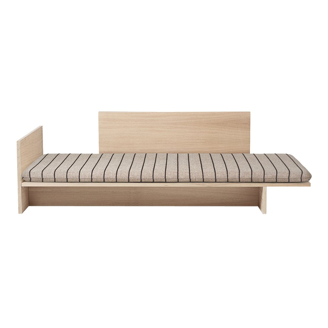 Ferm Living Kona Bed - Modern Scandinavian Platform Bed Frame with Wooden Slats, Queen Size | Perfect for Minimalist Bedroom, Guest Room & Small Space Living