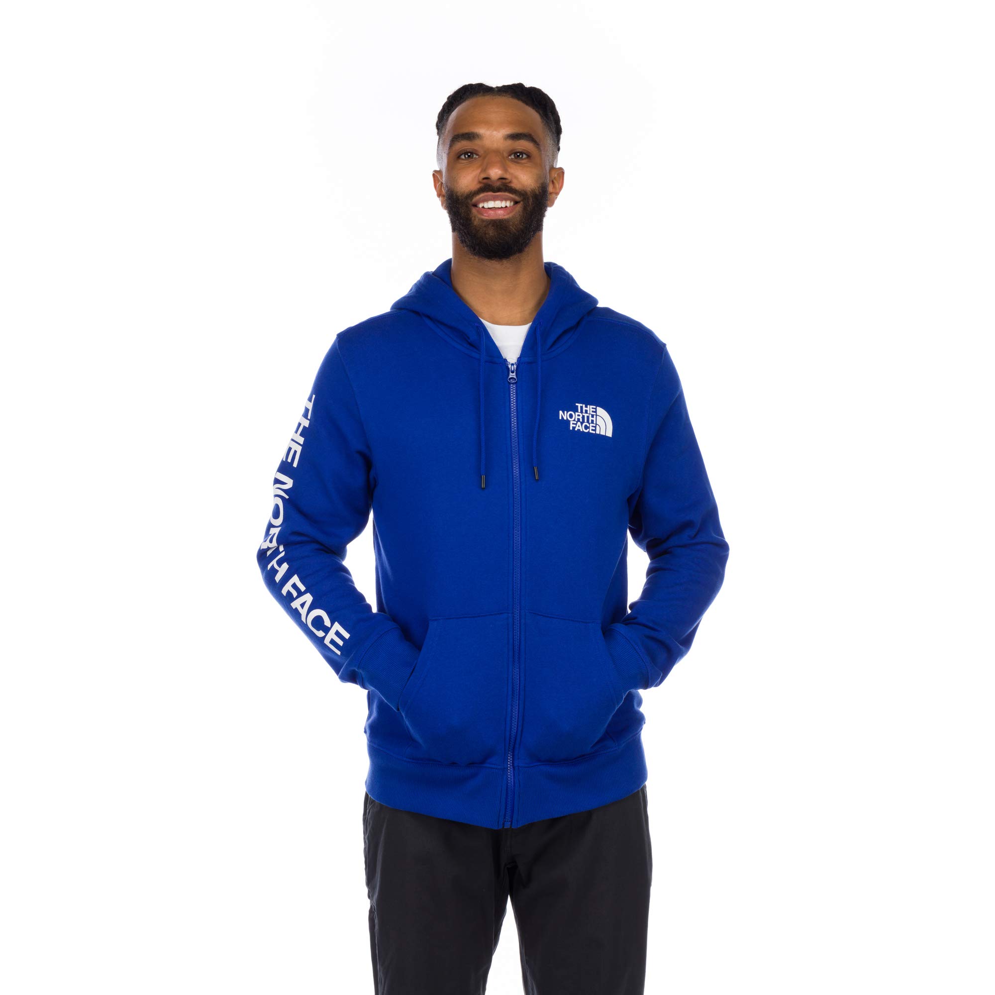 The North Face 80/20 Half Dome Full Zip Men's Hoodie - Lightweight Water-Resistant Fleece Jacket for Hiking, Camping & Outdoor Adventures