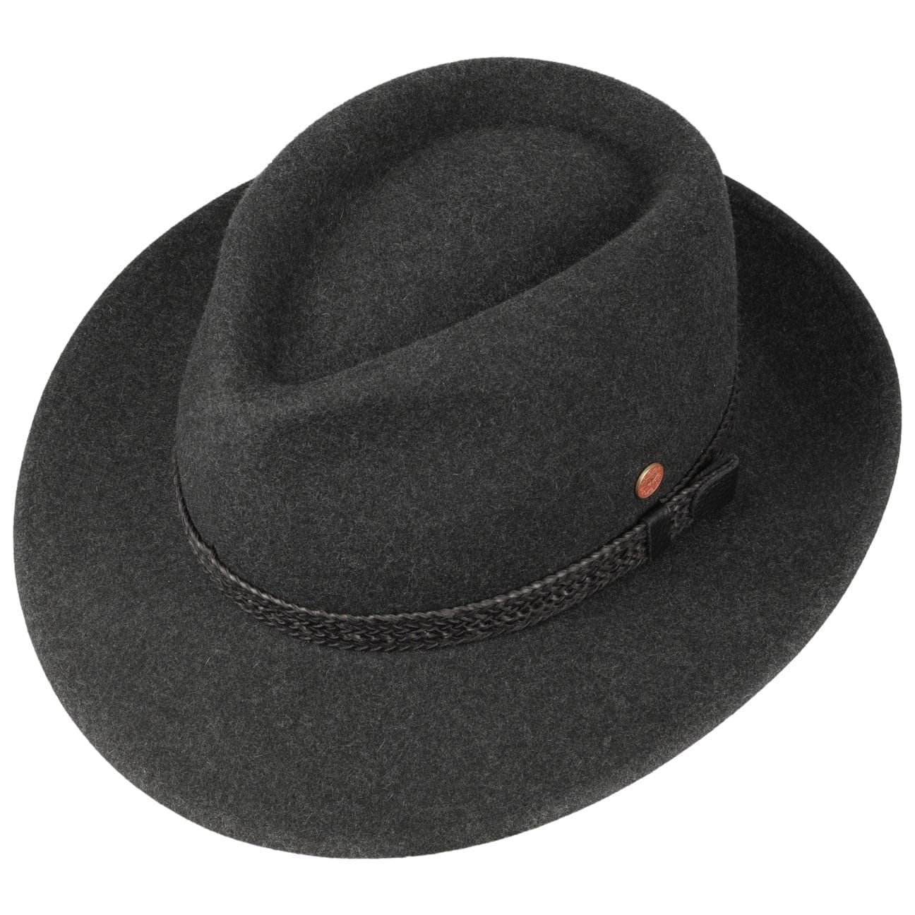 Mayser Scott Merino Mix Bogart Hat - Premium Wool Blend Men's Fedora for Casual & Formal Wear