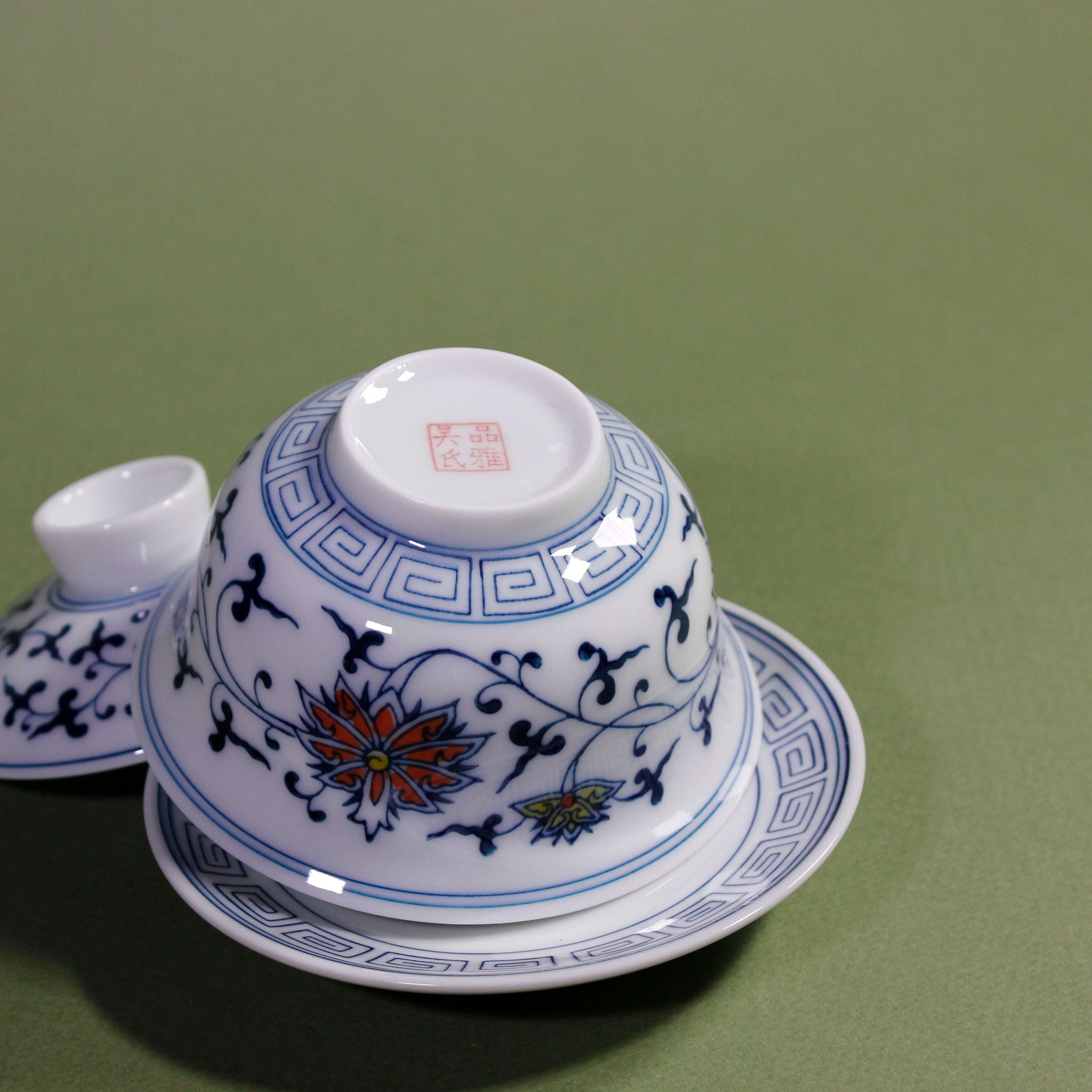 Premium Fire Flower Gaiwan (4 oz) - Traditional Chinese Tea Set for Gongfu Brewing - Perfect for Loose Leaf Tea Ceremonies & Home Tea Rituals