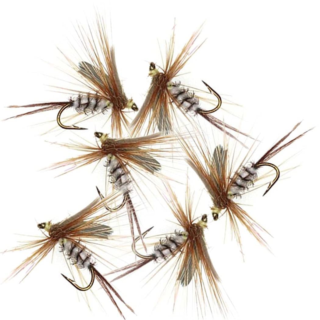 Premium Fly Fishing Flies Kit - 33/48/72/100/114/148pcs Dry/Wet Flies, Nymphs, Streamers & Poppers for Trout Bass - Durable Fly Box Included - Perfect for Freshwater & Saltwater Fishing Adventures