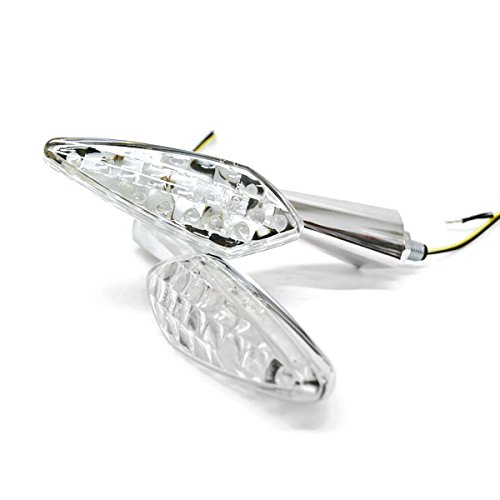 Krator Mini Custom LED Turn Signal Lights for Yamaha YZF 750 1000 Seca Maxim - Bright Motorcycle Indicators for Enhanced Visibility & Safety (Perfect for Night Riding & Custom Bike Builds)