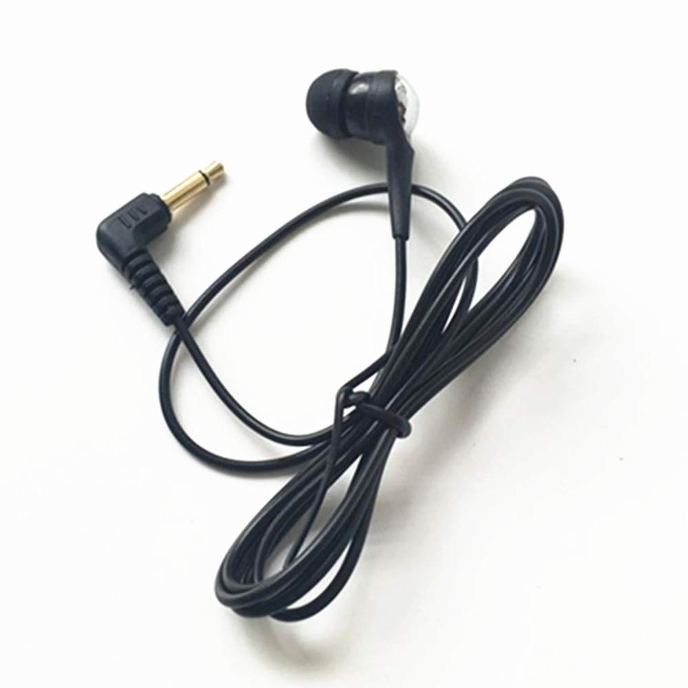 200 Pack Single Ear Earphone Mono Earbud Bulk Disposable Headphones - Compatible with iPhone, Android, MP3 Player - Perfect for Call Centers, Gyms, and Workouts