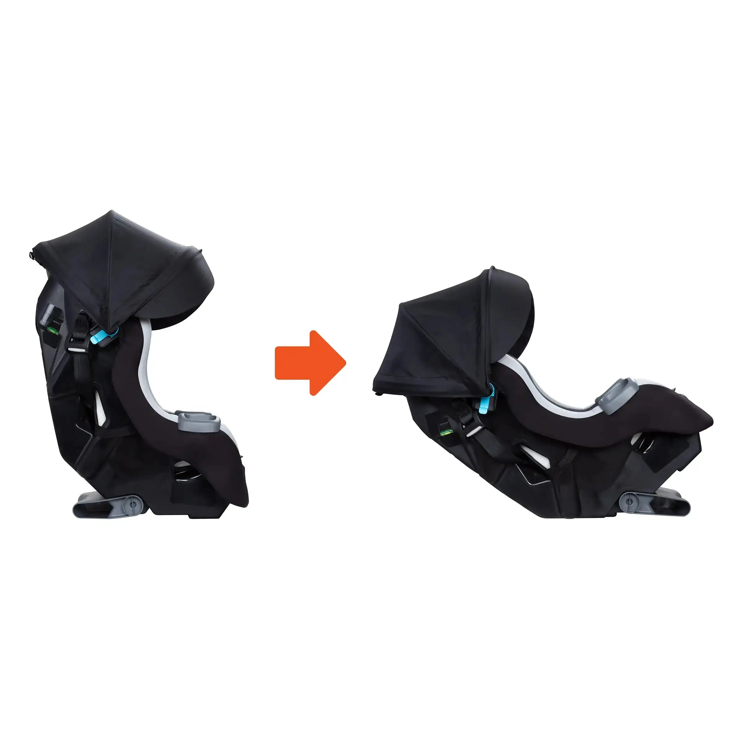 Trooper™ PLUS 3-in-1 Convertible Car Seat with Canopy - Safe & Comfortable Infant to Toddler Car Seat for Boys & Girls - Perfect for Travel, Daily Commute & Road Trips