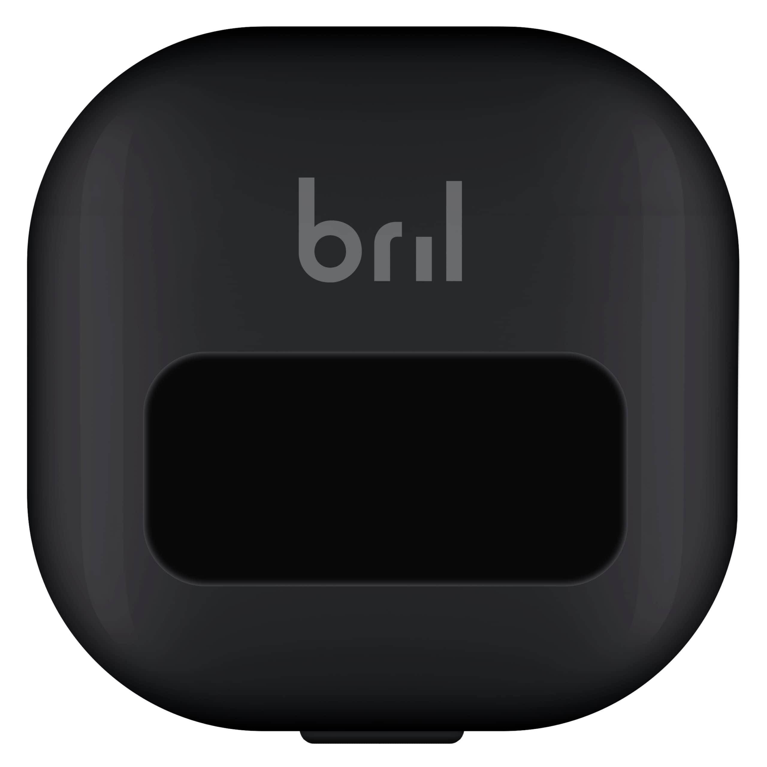 Bril UV-C Toothbrush Sanitizer & Holder Set - Portable Magnetic Travel Case for Any Size Toothbrush (8 Pack, White/Black/Navy) | Home, Office & Travel Hygiene Essential