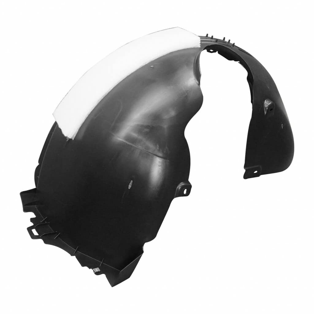 Volkswagen E-Golf 2015-2019 Driver & Passenger Side Fender Liners Set - Front & Rear Replacement Parts | CAPA Certified | Perfect for Road Protection & DIY Car Maintenance