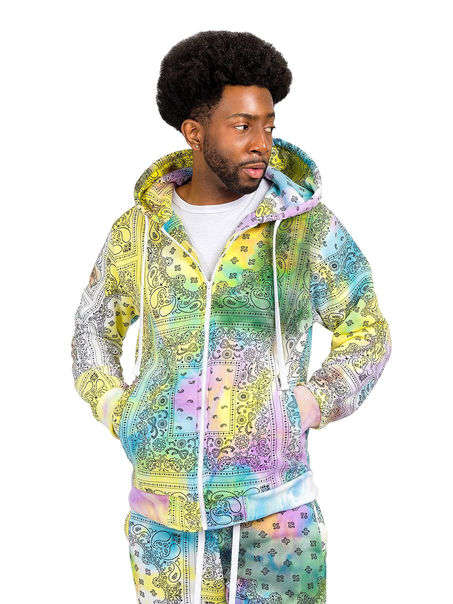 G-Style USA Men's Fleece Tracksuit Set - Winter Warm Zipper Jacket & Jogger Sweatpants for Gym, Running, and Casual Wear