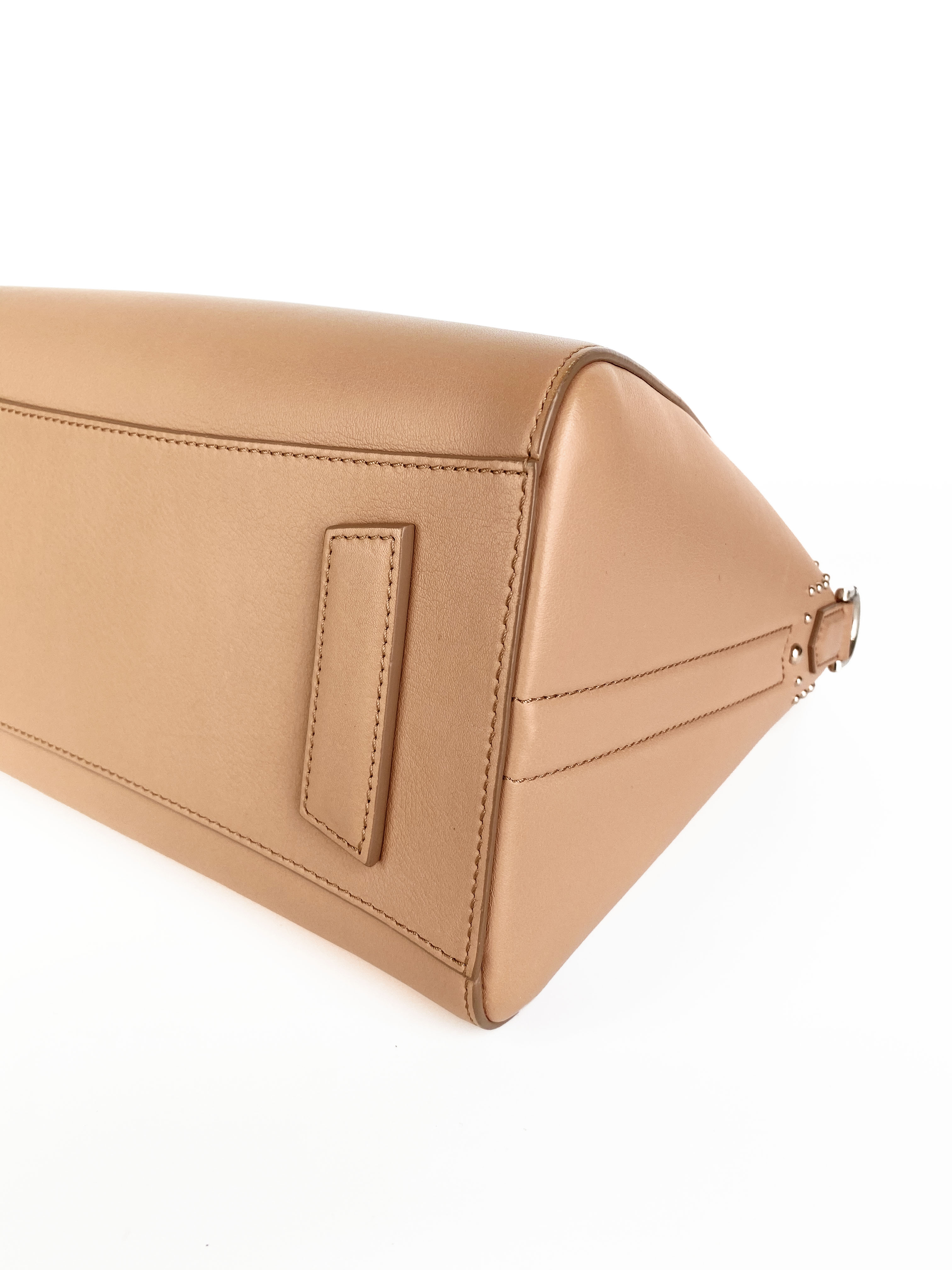 Givenchy Small Antigona Studded Tote Bag in Nude Pink | Luxury Designer Handbag for Women | Perfect for Work, Travel & Evening Events