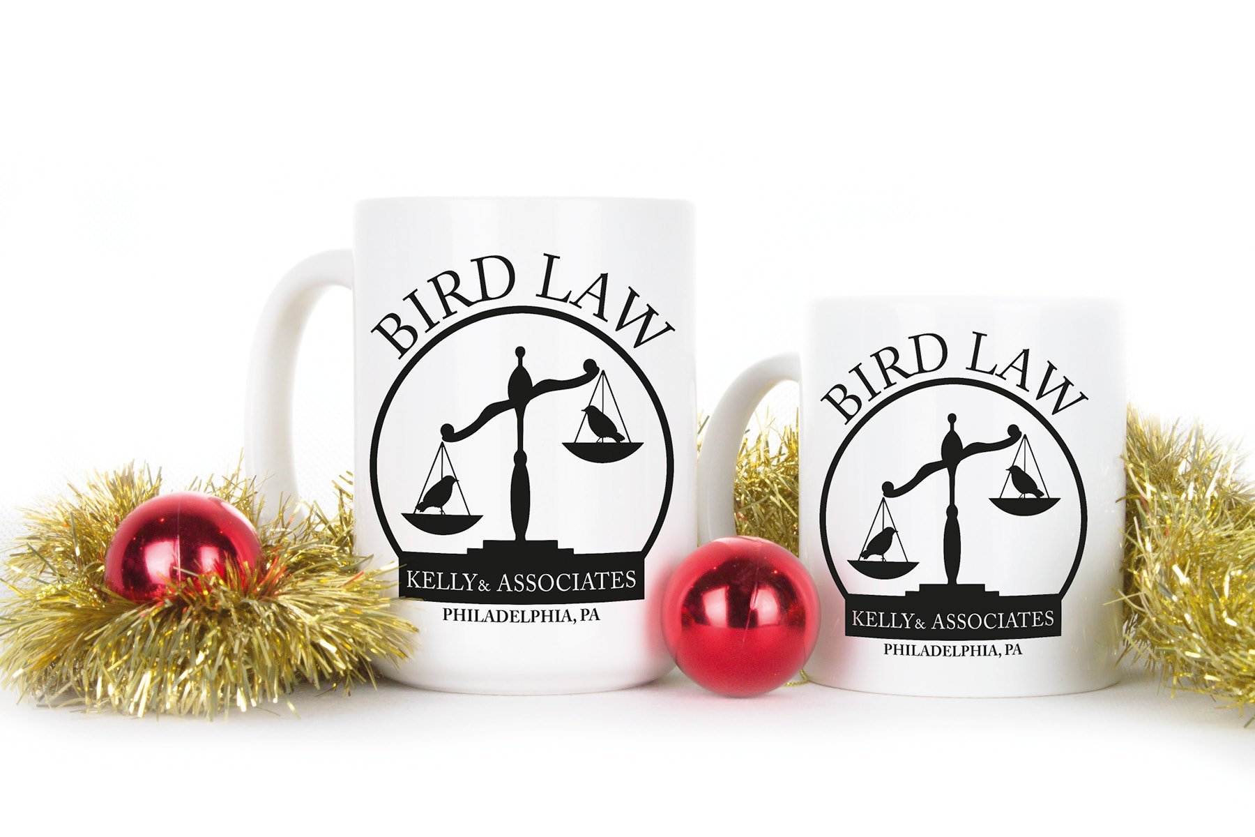 Funny Bird Law Coffee Mug - Charlie Kelly Inspired Gift from It's Always Sunny in Philadelphia - Perfect for Coffee Lovers & TV Show Fans
